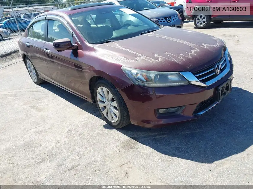 HONDA ACCORD 2015, VIN 1HGCR2F89FA130603