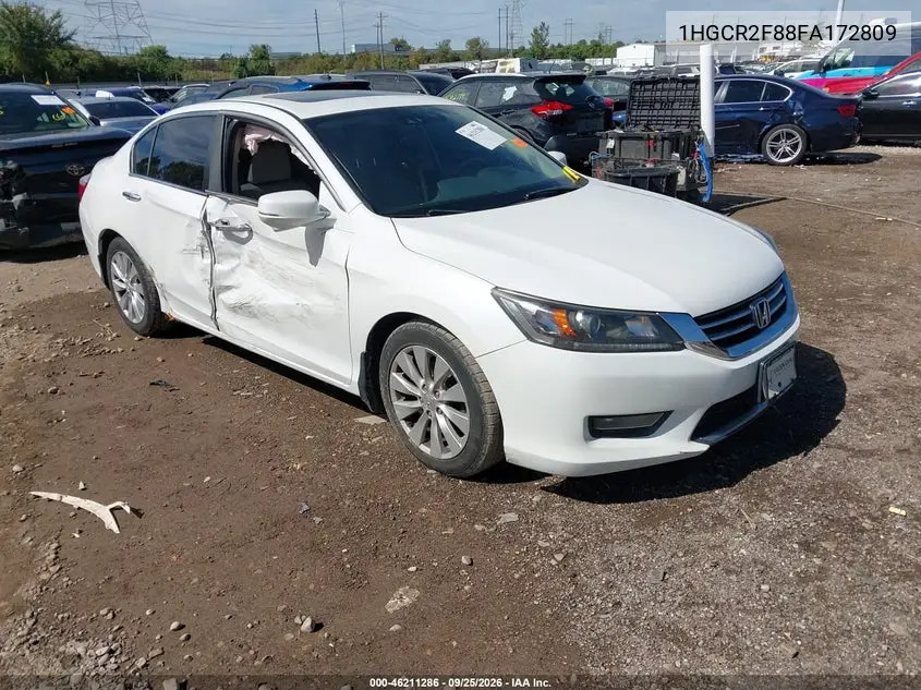HONDA ACCORD 2015, VIN 1HGCR2F88FA172809