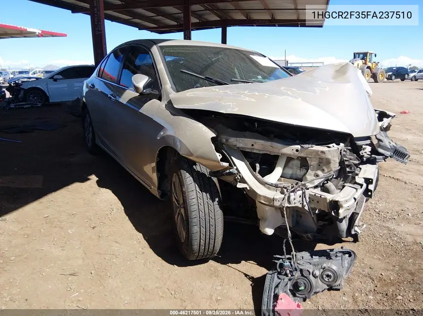HONDA ACCORD 2015, VIN 1HGCR2F35FA237510