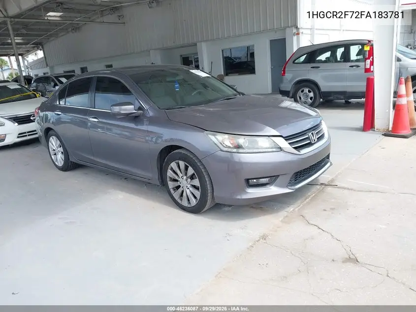 HONDA ACCORD 2015, VIN 1HGCR2F72FA183781