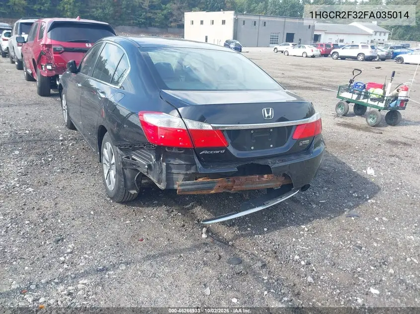 2015 HONDA ACCORD VIN 1HGCR2F32FA035014 — фото 3