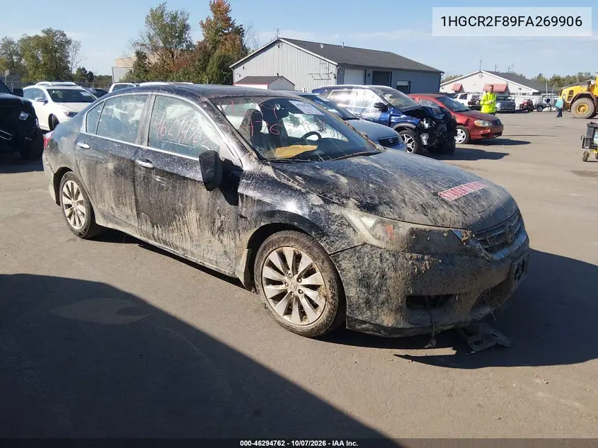 HONDA ACCORD 2015, VIN 1HGCR2F89FA269906