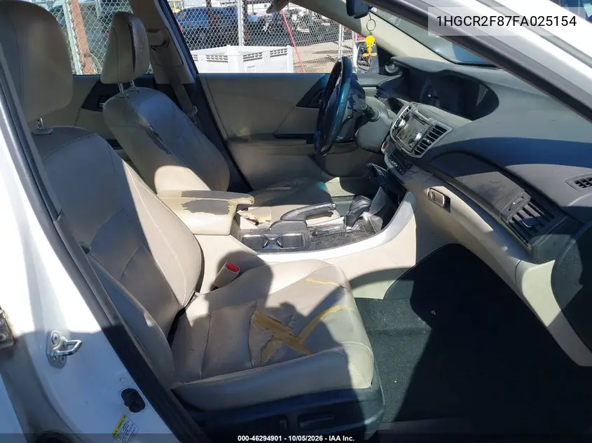 2015 HONDA ACCORD VIN 1HGCR2F87FA025154 — фото 5