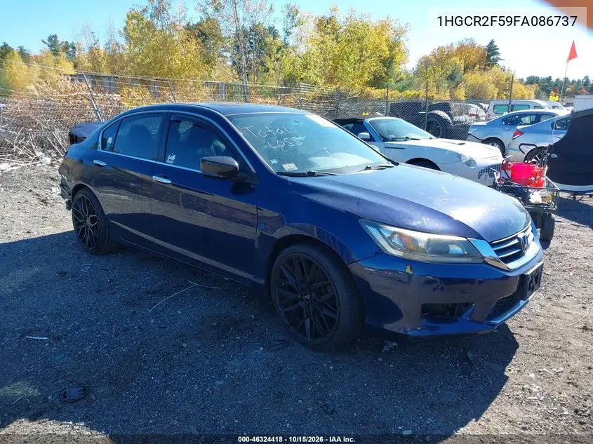 HONDA ACCORD 2015, VIN 1HGCR2F59FA086737