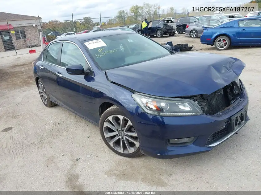 HONDA ACCORD 2015, VIN 1HGCR2F5XFA187267