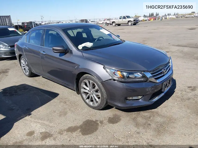 HONDA ACCORD 2015, VIN 1HGCR2F5XFA235690