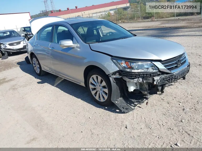 HONDA ACCORD 2015, VIN 1HGCR2F81FA173994