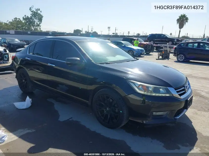 HONDA ACCORD 2015, VIN 1HGCR3F89FA014372