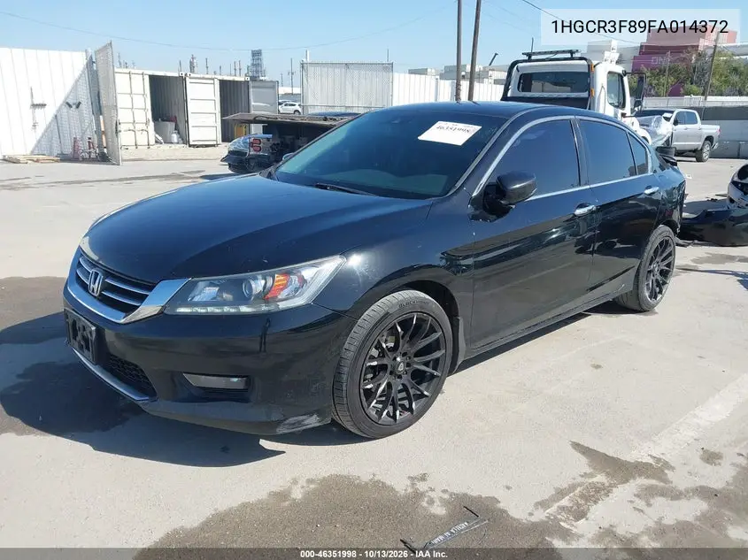 2015 HONDA ACCORD VIN 1HGCR3F89FA014372 — фото 2