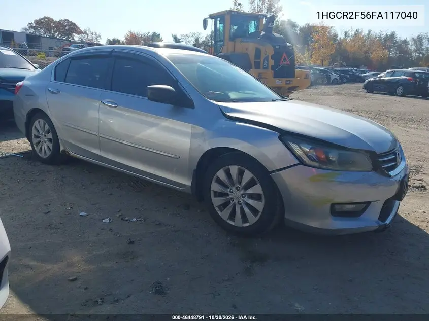 HONDA ACCORD 2015, VIN 1HGCR2F56FA117040