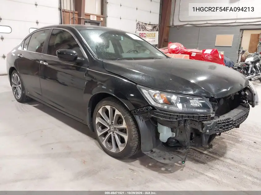 HONDA ACCORD 2015, VIN 1HGCR2F54FA094213