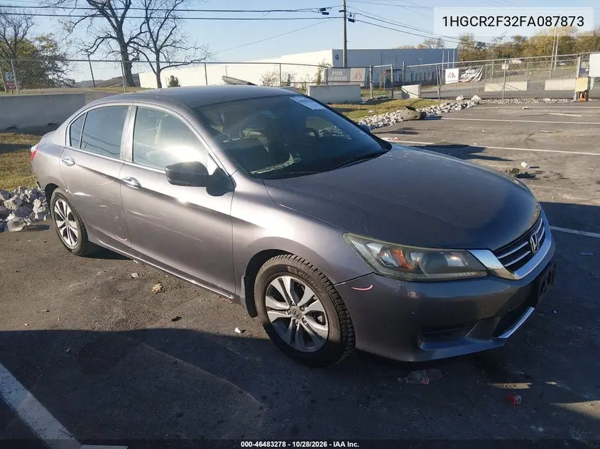 HONDA ACCORD 2015, VIN 1HGCR2F32FA087873