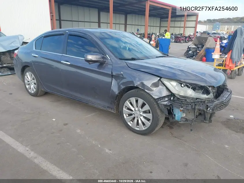 HONDA ACCORD 2015, VIN 1HGCR2F7XFA254600