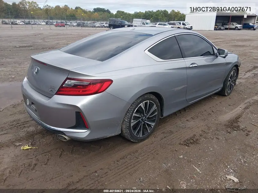 2016 HONDA ACCORD VIN 1HGCT2B91GA007671 — фото 4