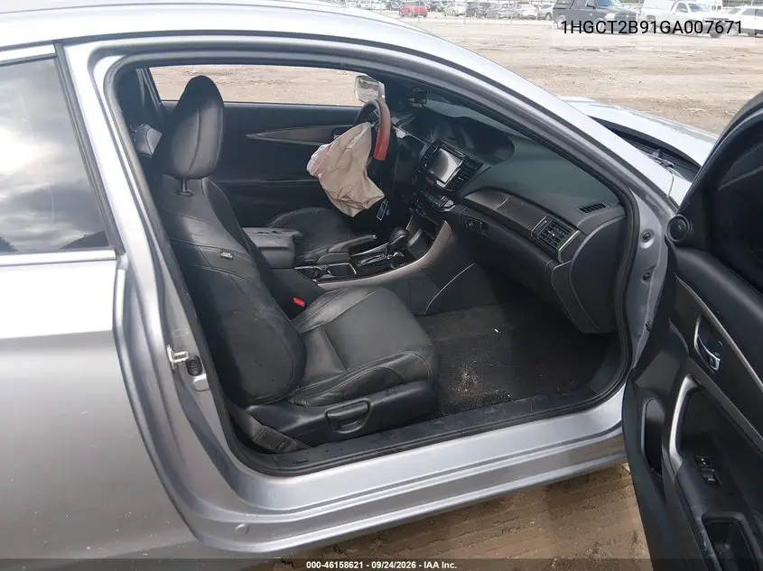 2016 HONDA ACCORD VIN 1HGCT2B91GA007671 — фото 5
