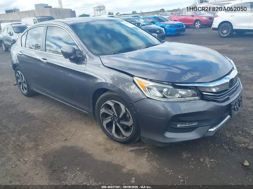 HONDA ACCORD 2016, VIN 1HGCR2F82GA062050