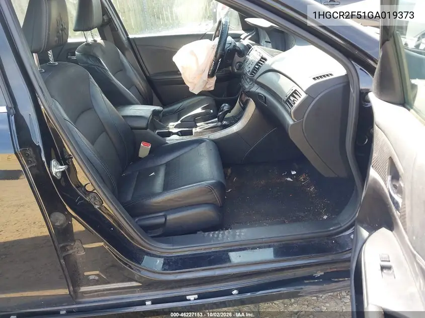 HONDA ACCORD 2016, VIN 1HGCR2F51GA019373