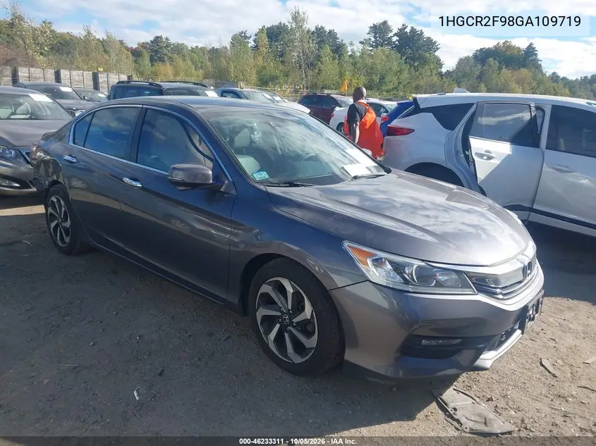 HONDA ACCORD 2016, VIN 1HGCR2F98GA109719