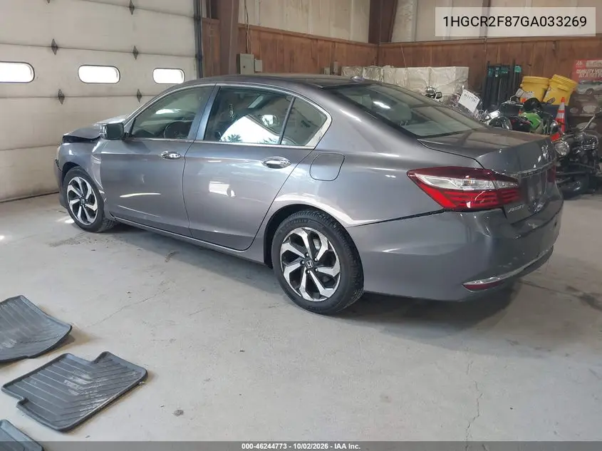 2016 HONDA ACCORD VIN 1HGCR2F87GA033269 — фото 3