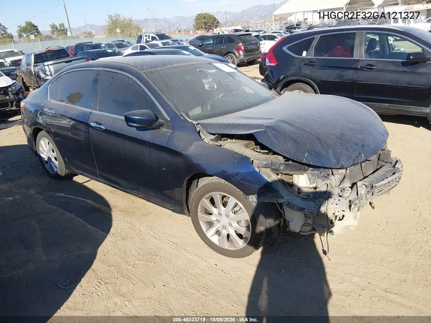 HONDA ACCORD 2016, VIN 1HGCR2F32GA121327