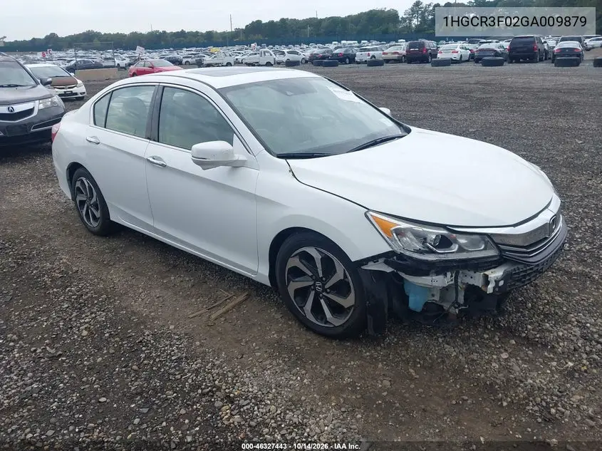 HONDA ACCORD 2016, VIN 1HGCR3F02GA009879