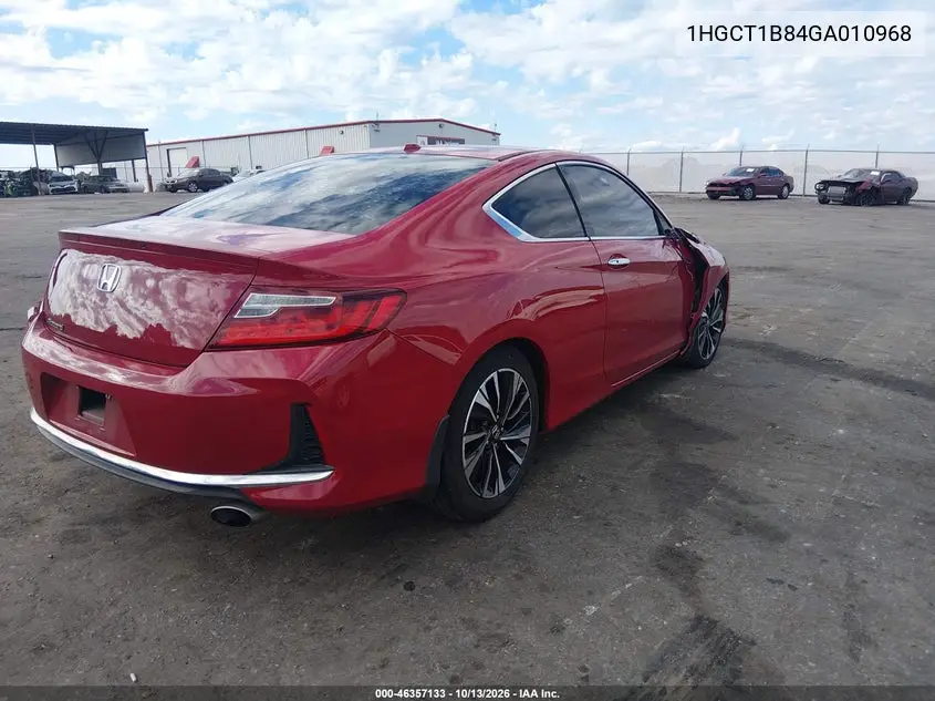 2016 HONDA ACCORD VIN 1HGCT1B84GA010968 — фото 4