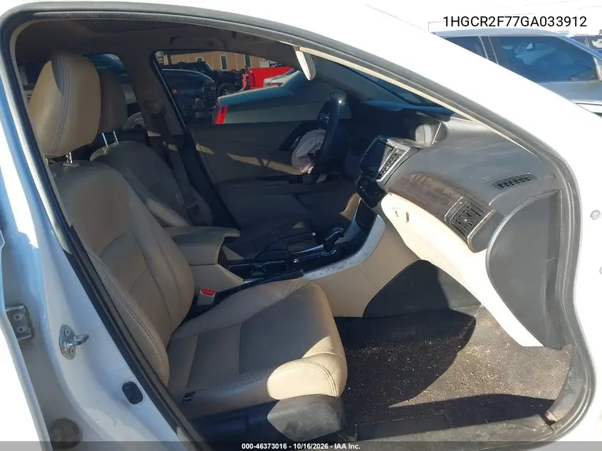 HONDA ACCORD 2016, VIN 1HGCR2F77GA033912