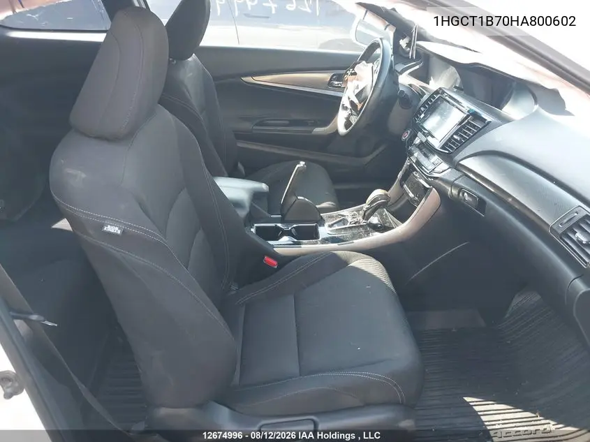 2017 HONDA ACCORD VIN 1HGCT1B70HA800602 — фото 5
