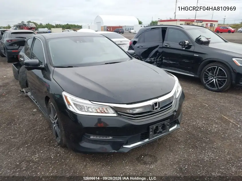 HONDA ACCORD 2017, VIN 1HGCR2F04HA810969