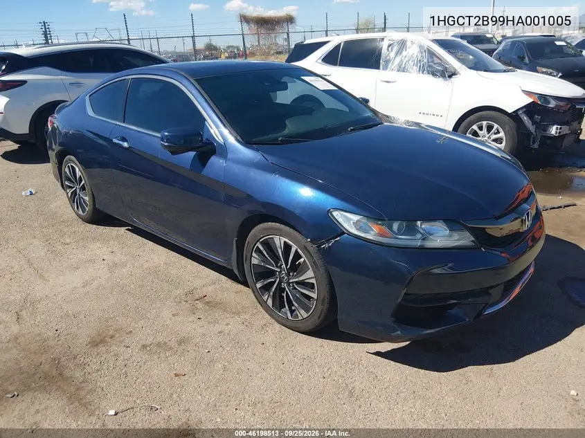 HONDA ACCORD 2017, VIN 1HGCT2B99HA001005