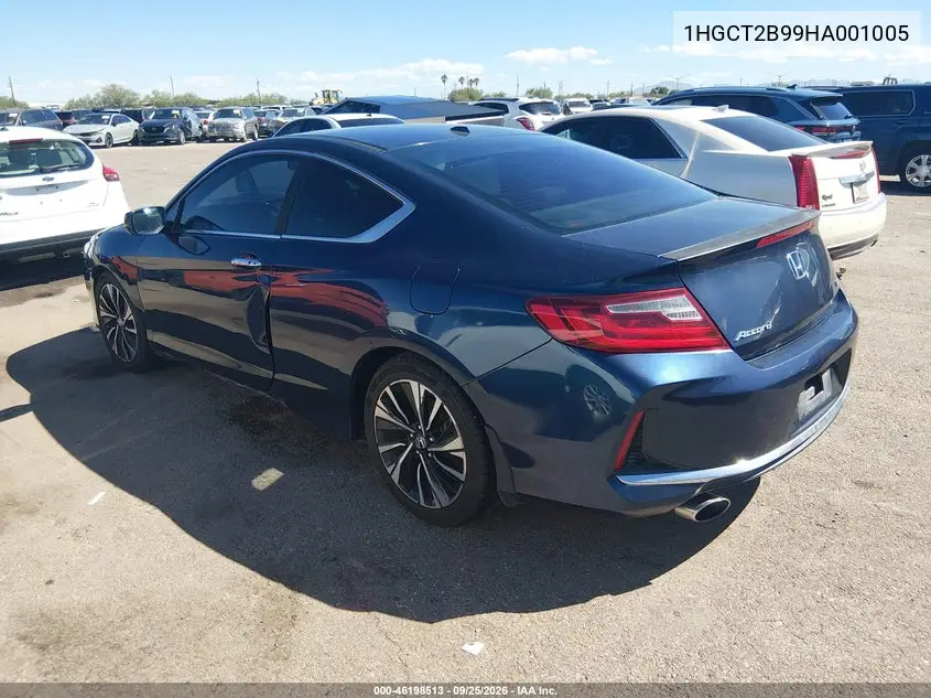 2017 HONDA ACCORD VIN 1HGCT2B99HA001005 — фото 3