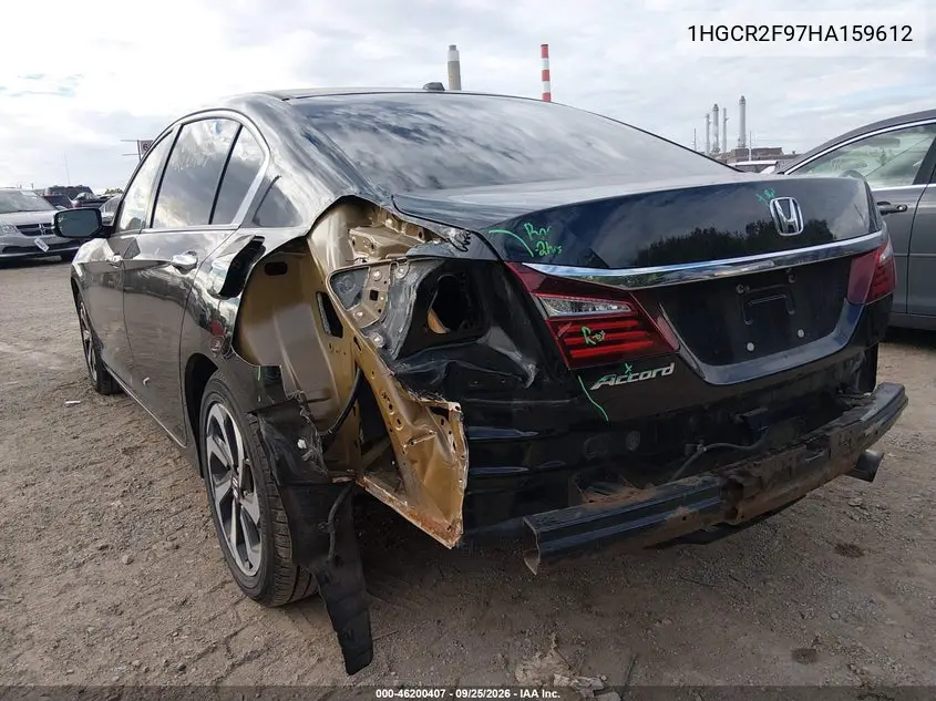2017 HONDA ACCORD VIN 1HGCR2F97HA159612 — фото 3