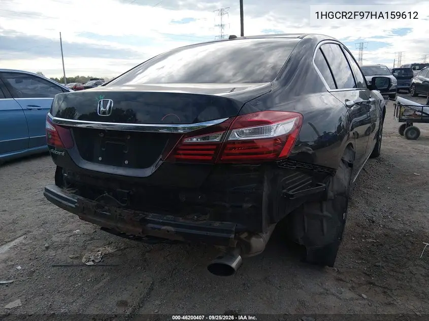 2017 HONDA ACCORD VIN 1HGCR2F97HA159612 — фото 4