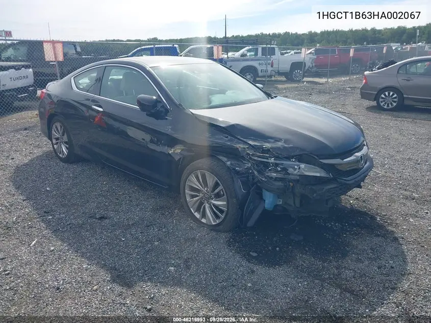 HONDA ACCORD 2017, VIN 1HGCT1B63HA002067