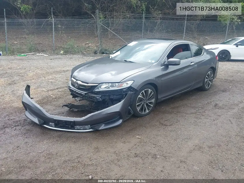 2017 HONDA ACCORD VIN 1HGCT1B73HA008508 — фото 2