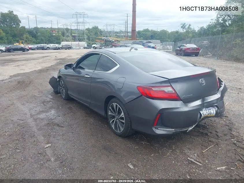 2017 HONDA ACCORD VIN 1HGCT1B73HA008508 — фото 3