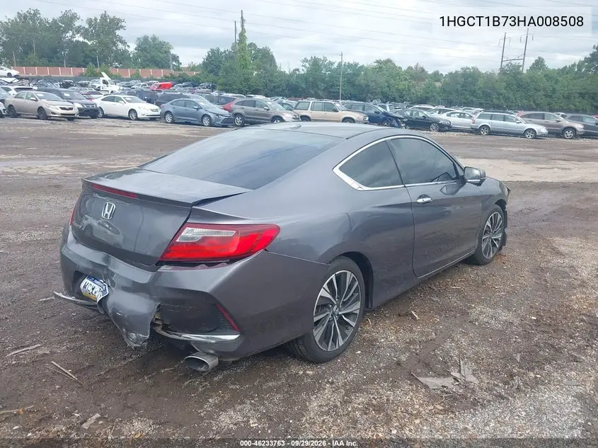 2017 HONDA ACCORD VIN 1HGCT1B73HA008508 — фото 4
