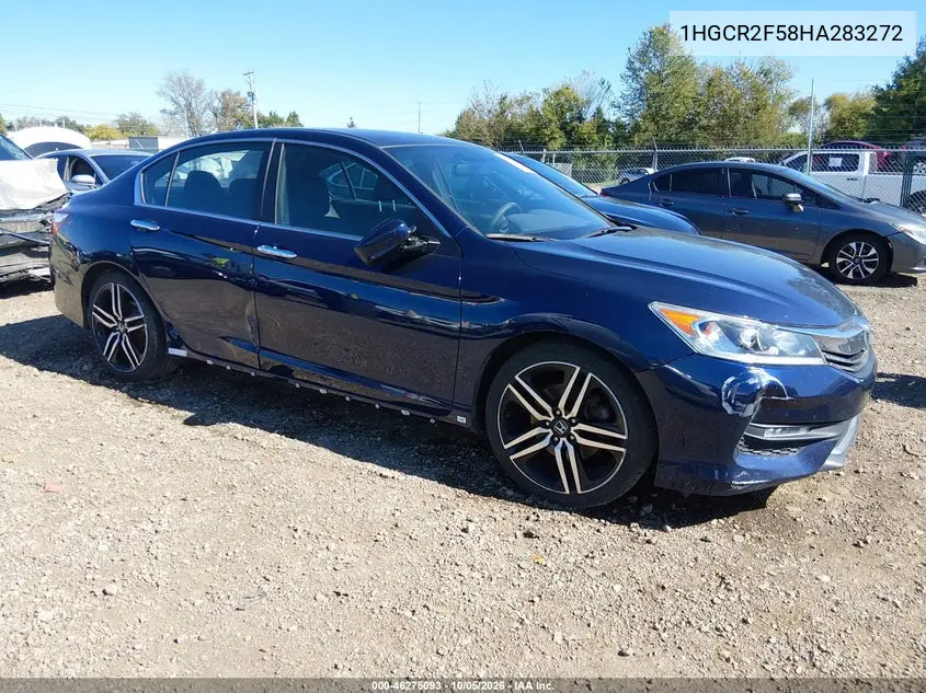 HONDA ACCORD 2017, VIN 1HGCR2F58HA283272