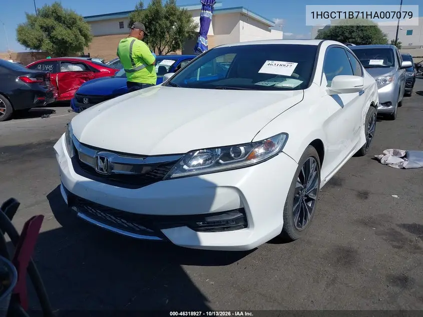 2017 HONDA ACCORD VIN 1HGCT1B71HA007079 — фото 2