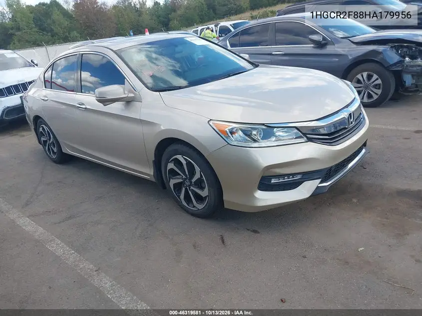 HONDA ACCORD 2017, VIN 1HGCR2F88HA179956