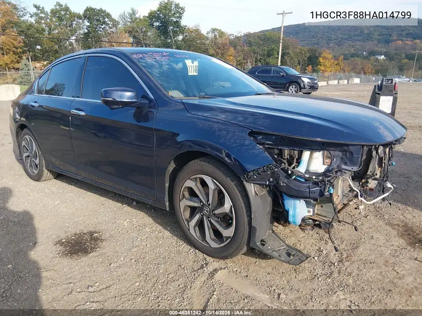 HONDA ACCORD 2017, VIN 1HGCR3F88HA014799