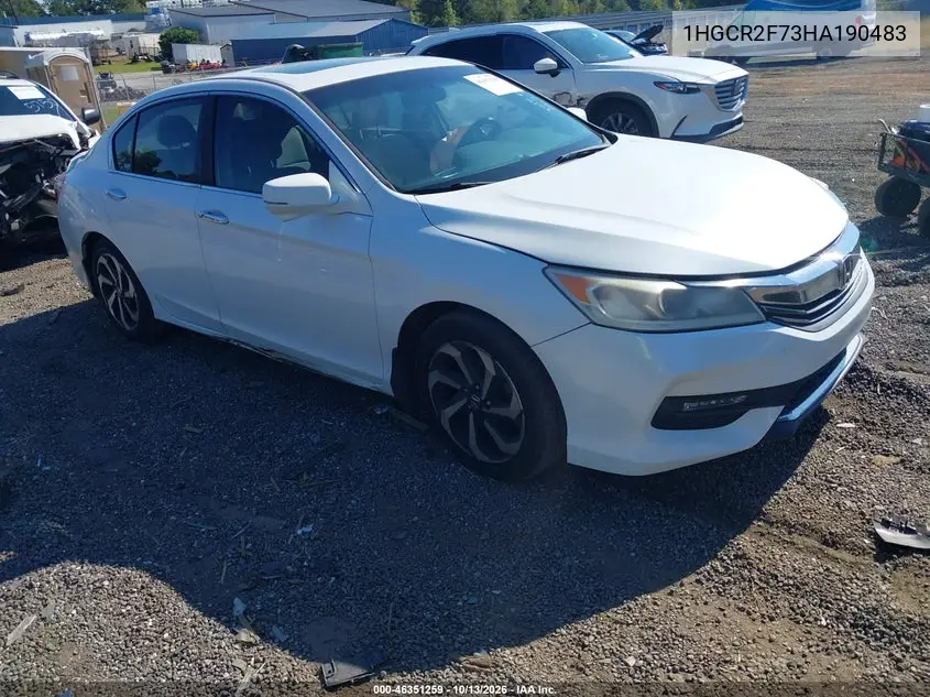 HONDA ACCORD 2017, VIN 1HGCR2F73HA190483