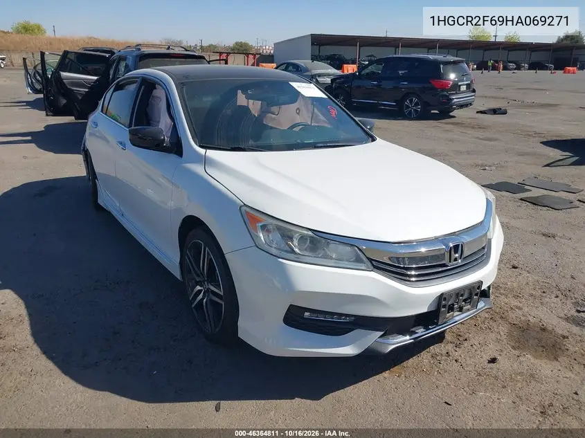 HONDA ACCORD 2017, VIN 1HGCR2F69HA069271
