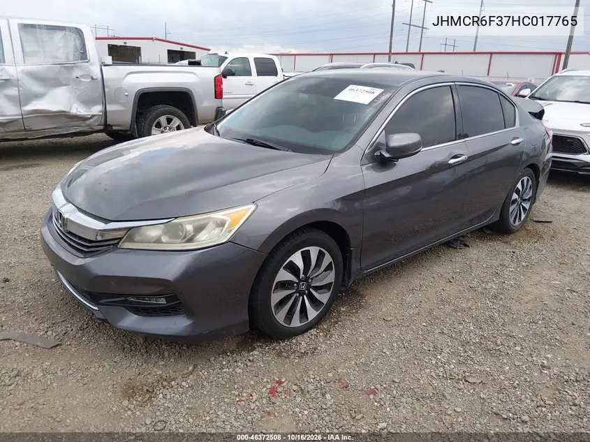 2017 HONDA ACCORD VIN JHMCR6F37HC017765 — фото 2