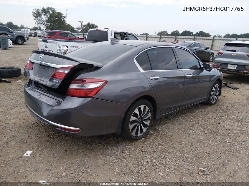 2017 HONDA ACCORD VIN JHMCR6F37HC017765 — фото 4