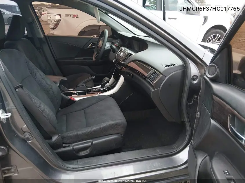 2017 HONDA ACCORD VIN JHMCR6F37HC017765 — фото 5