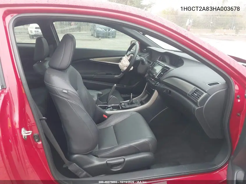 2017 HONDA ACCORD VIN 1HGCT2A83HA003678 — фото 5