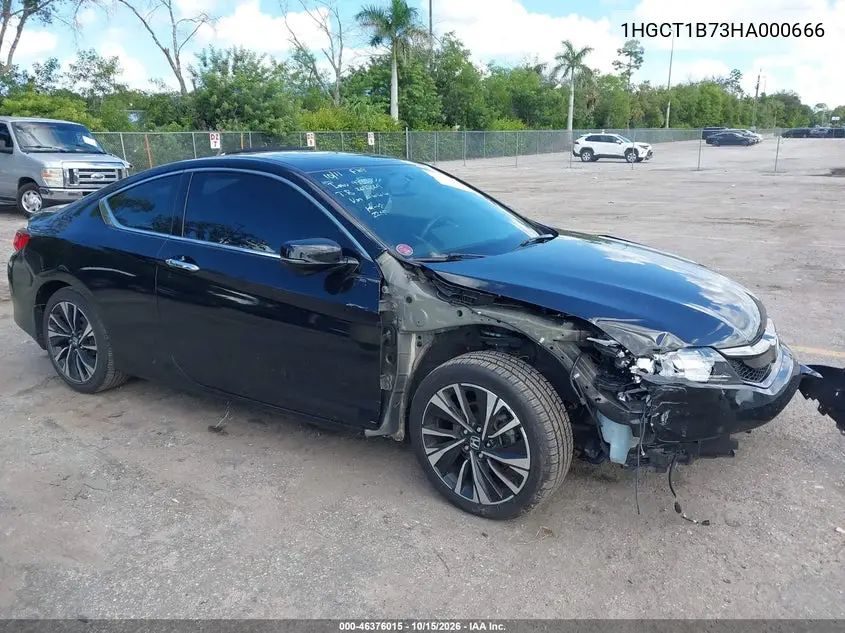 HONDA ACCORD 2017, VIN 1HGCT1B73HA000666