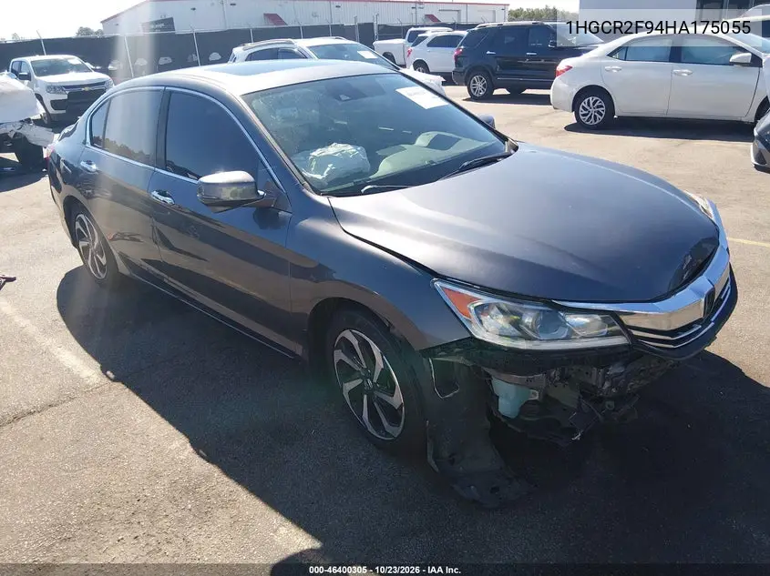 HONDA ACCORD 2017, VIN 1HGCR2F94HA175055