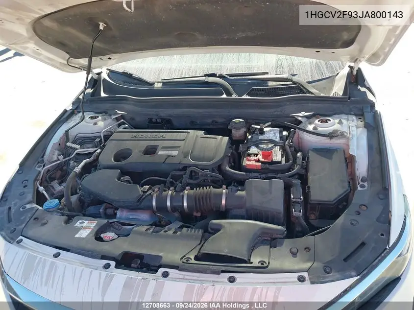 2018 HONDA ACCORD VIN 1HGCV2F93JA800143 — фото 10